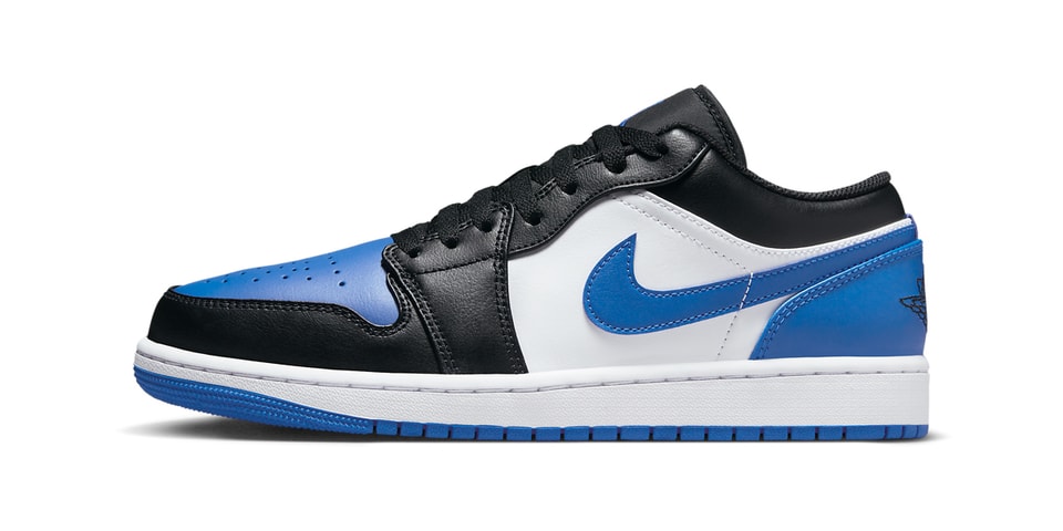 The Air Jordan 1 Low Receives the "Royal Toe" Treatment