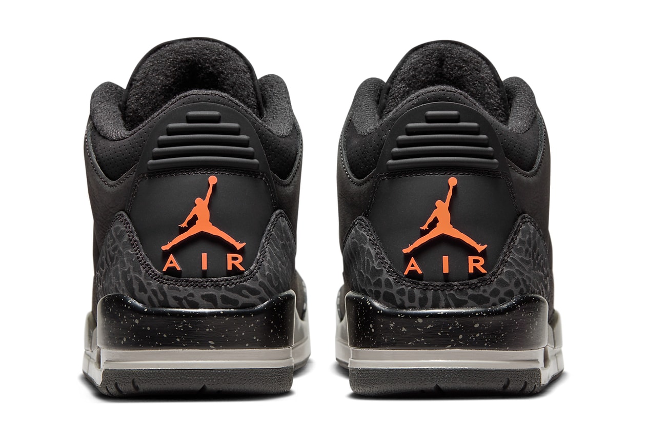 nike jordan brand air jordan 3 fear new release drop footwear 2023 ten year 