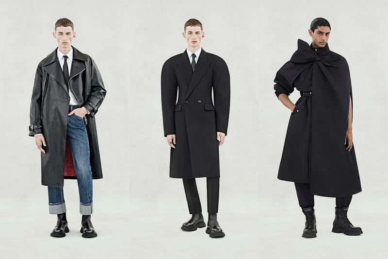 Alexander McQueen SS24 Focuses on Archive-Derived Proportions and Silhouettes