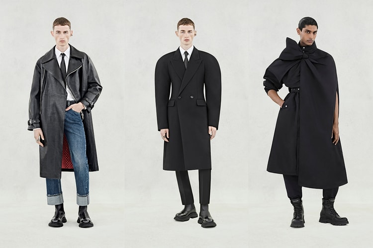 Alexander McQueen SS24 Focuses on Archive-Derived Proportions and Silhouettes