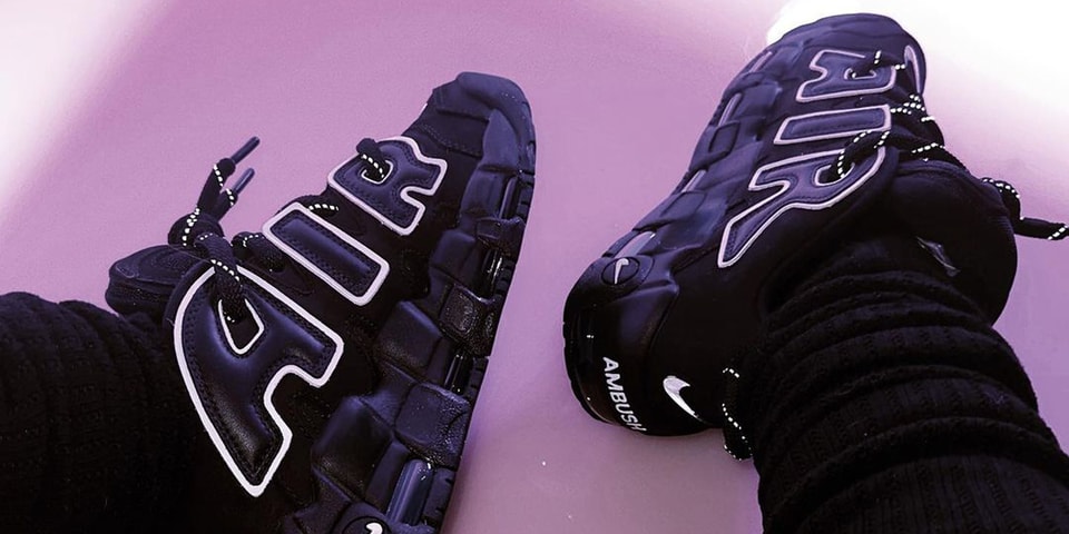 Yoon Ahn Reveals "Black/White" Colorway of the AMBUSH x Nike Air More Uptempo Low