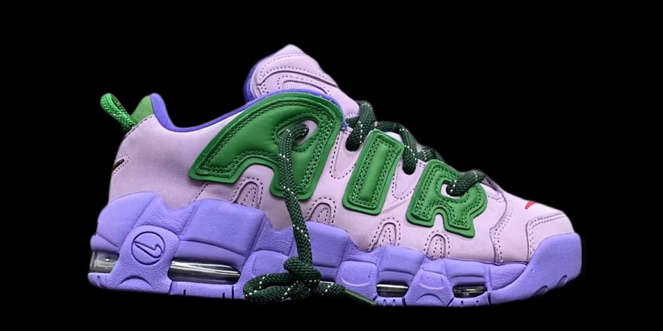 First Look at a Lavender AMBUSH x Nike Air More Uptempo Low
