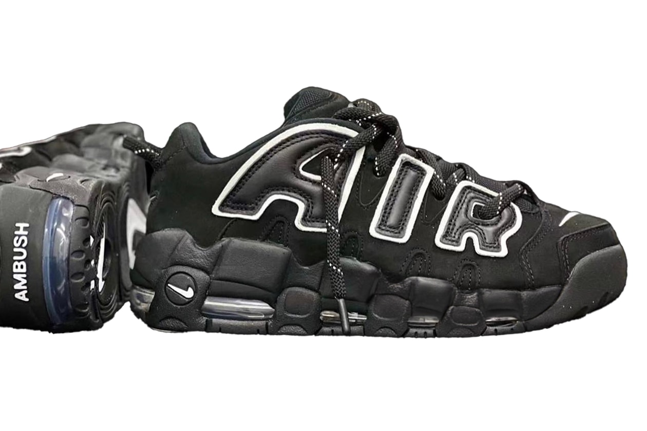 AMBUSH to Convert Nike Air More Uptempo to Low-Top Release Info FB1299-001