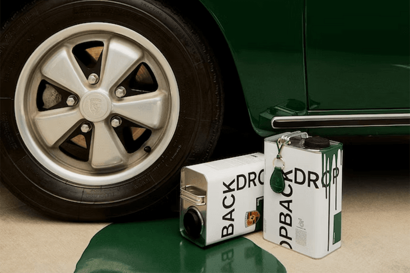 Backdrop x Porsche Paint Collection collaboration car wall design