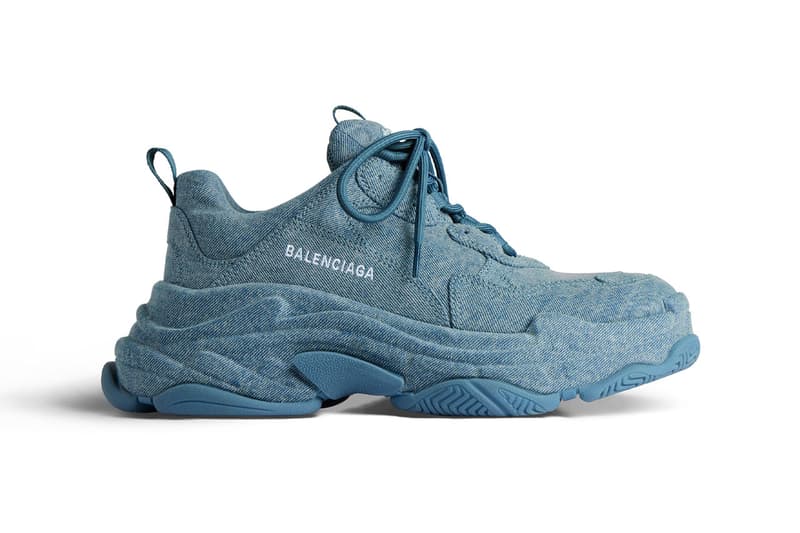 Balenciaga Denim Triple S Release Info