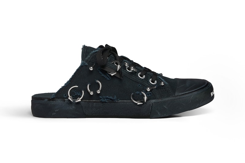 Balenciaga Paris Sneaker High Top Mule Distressed Piercing Pierced Demna Gvasalia China Mainland