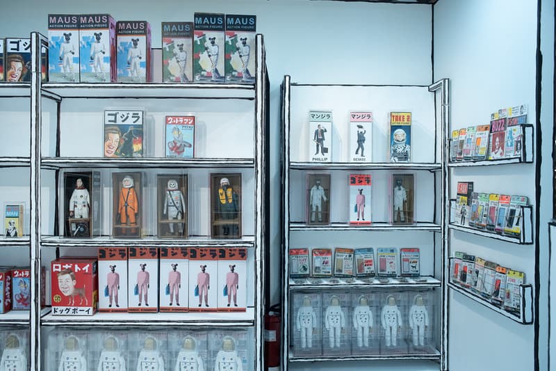 Barminski "Moon Lands On Man" Art Installation JPS Gallery Hong Kong