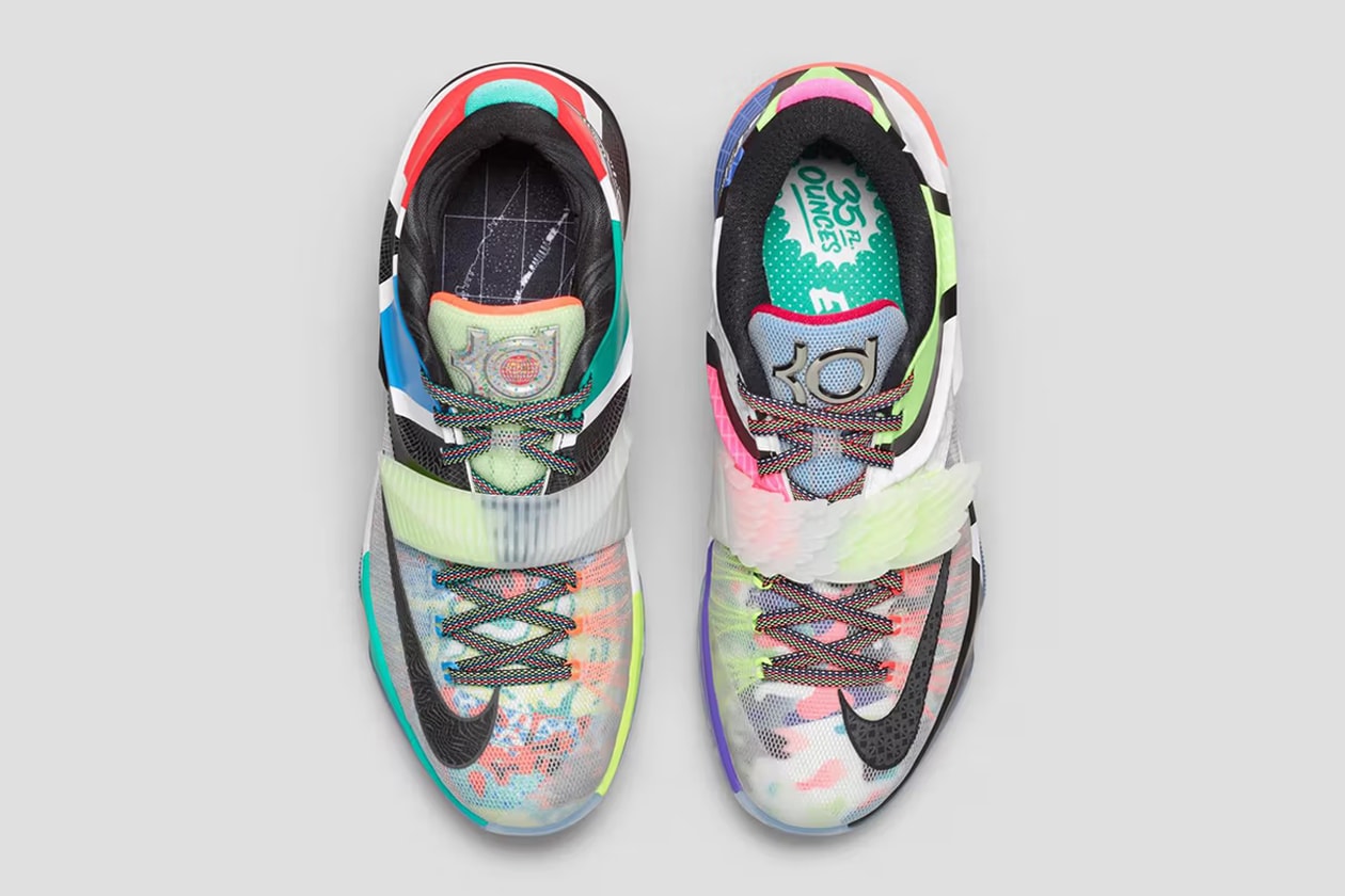 Nike’s 10 Best “What The” Releases Nike SB Dunk Low “What The Dunk” (2007) Nike LeBron X “What The MVP” (2013) Nike Kobe 8 “What The Kobe” (2013) Nike KD 7 “What The KD” (2015) Nike SB Dunk High “What The Doernbecher” (2015) Nike Air Max 95 “Greedy” (2015) Nike Mercurial Superfly IV “What The Mercurial” (2016) Thomas Campbell x Nike SB Dunk High “What The” (2017) Nike SB Dunk Low “What The Paul” (2021) Nike Dunk Low “What The CLOT” (2023)