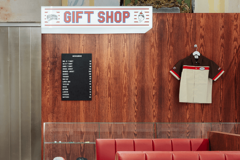 Billionaire Boys Club Satellite Diner Paris Europe streetwear menswear food drink merchandise