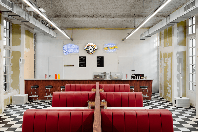 Billionaire Boys Club Satellite Diner Paris Europe streetwear menswear food drink merchandise