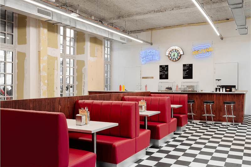 Billionaire Boys Club Satellite Diner Paris Europe streetwear menswear food drink merchandise