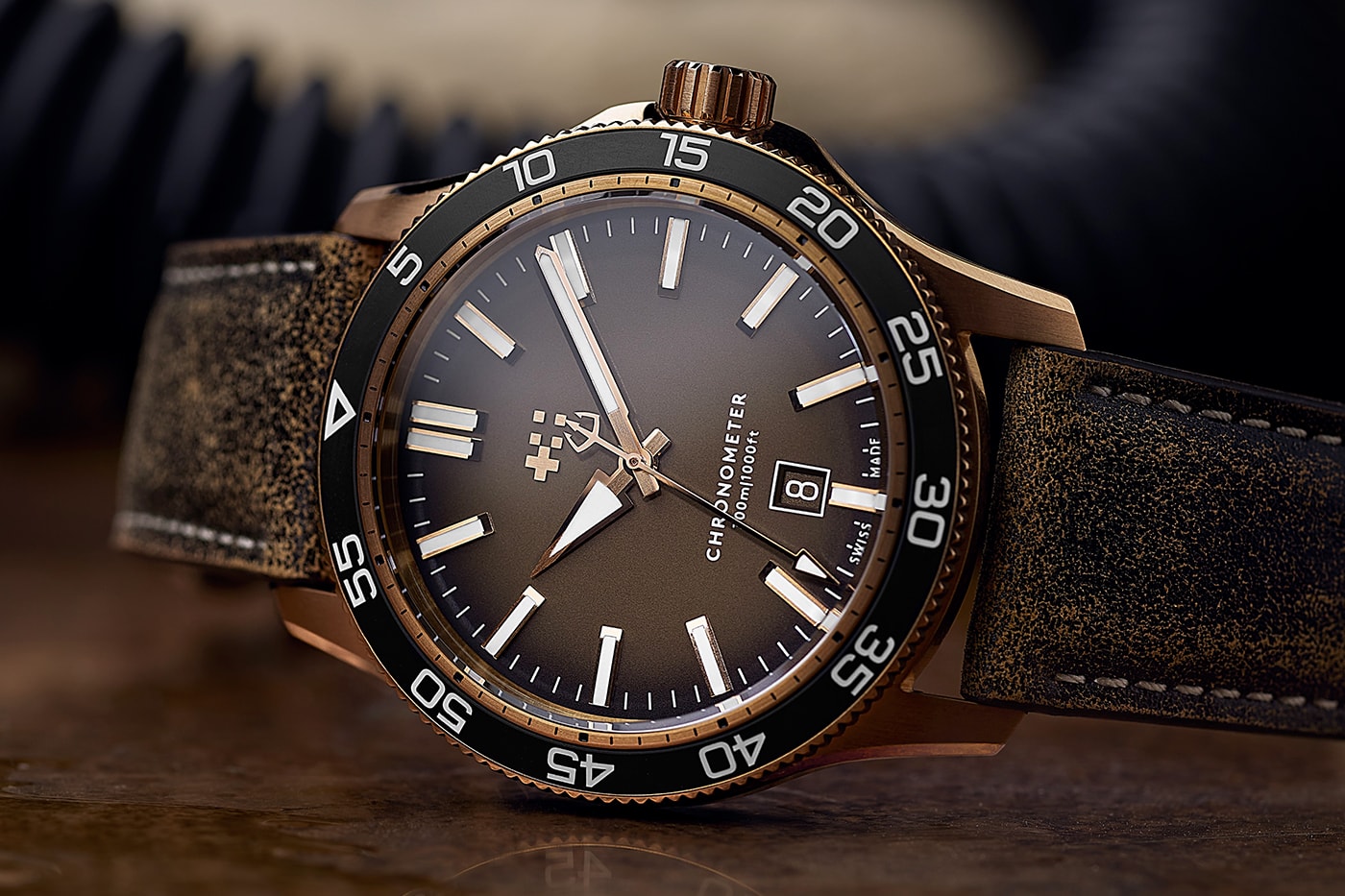 Christopher Ward C60 Pro 300 Bronze Deep Sea Diver Watch Release Info