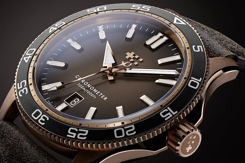 Christopher Ward C60 Pro 300 Bronze Deep Sea Diver Watch Release Info