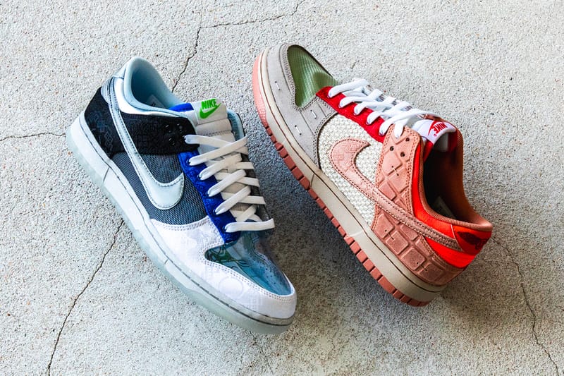 HOT特価CLOT × Nike Dunk Low SP What The CLOT 靴