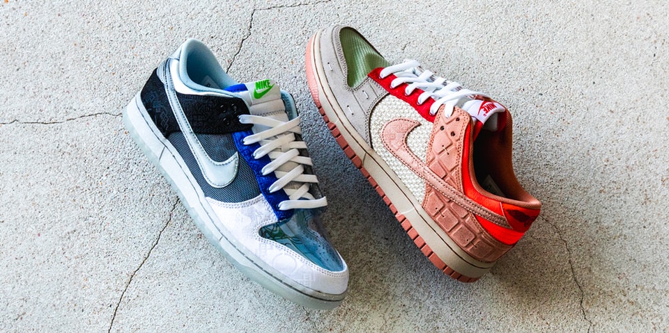 Closer Looks: CLOT x Nike Dunk Low "What the? CLOT"