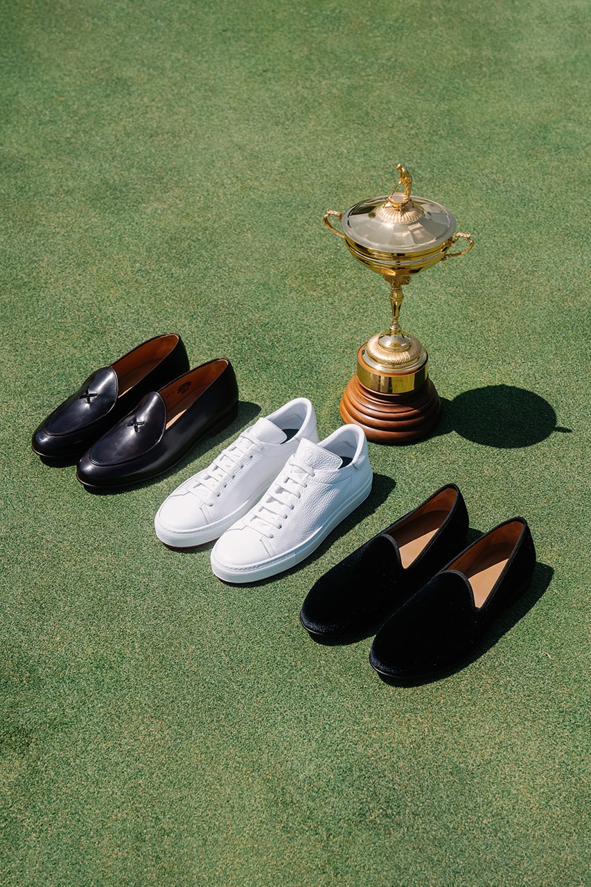 del toro ryder cup golf shoes rome italy loafer sneaker slipper leather velvet suede white black brown