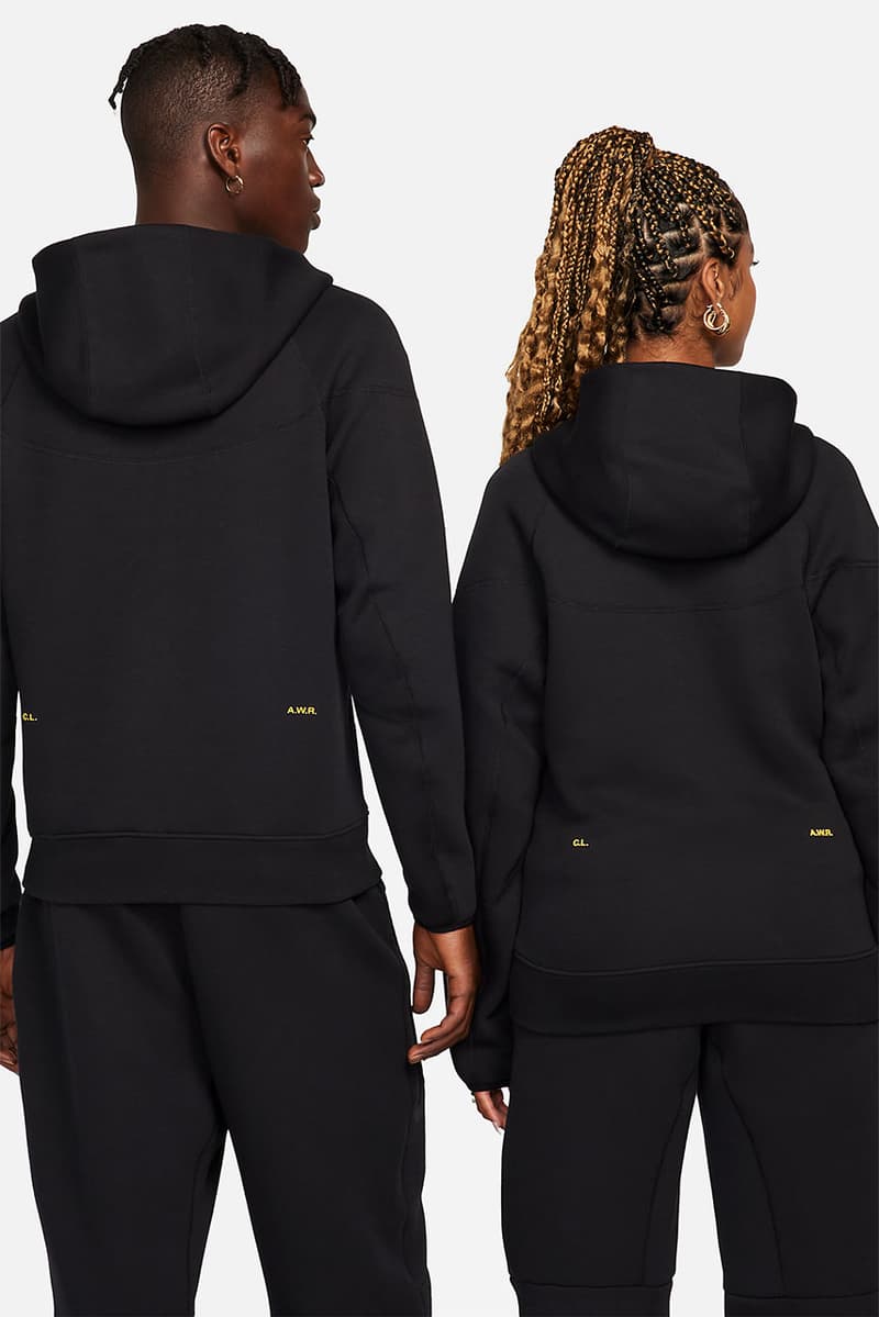 drake nocta nike tech fleece black crew hoodie open hem pant release date info store list buying guide photos price 