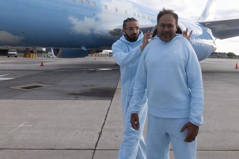 drake nocta nike tech fleece hoodie crewneck sweatpants baby ice blue release date info store list buying guide photos price 