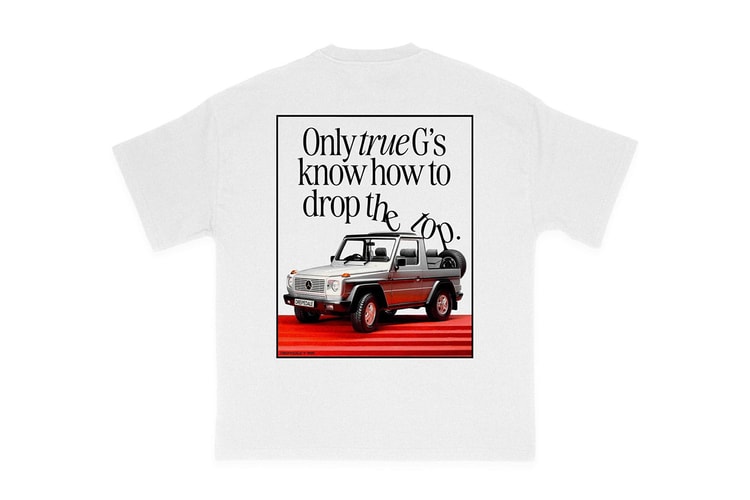 Emerging Label Drei Pedale Presents Mercedes-Benz G-Class, W124, and EVO II T-Shirt Capsule