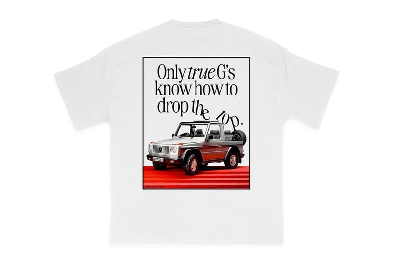 Drei Pedale GP.13 Collection T-Shirts Mercedes-Benz G-Class Convertible G500 W124 E-Class EVO II Paris Dakar