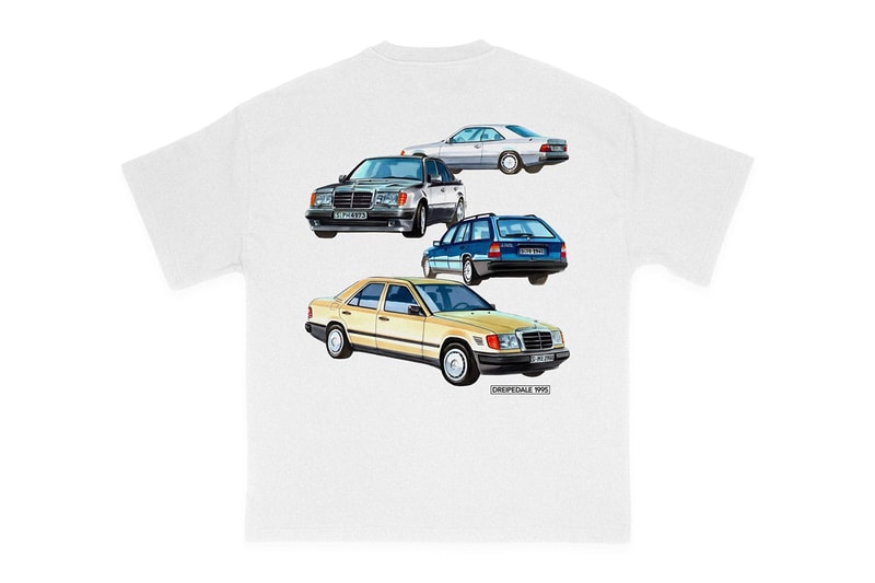 Drei Pedale GP.13 Collection T-Shirts Mercedes-Benz G-Class Convertible G500 W124 E-Class EVO II Paris Dakar 