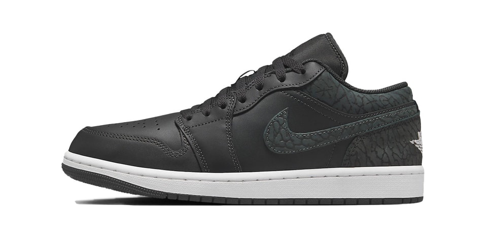 The Air Jordan 1 Low Receives Iconic "Black Elephant" Treatment