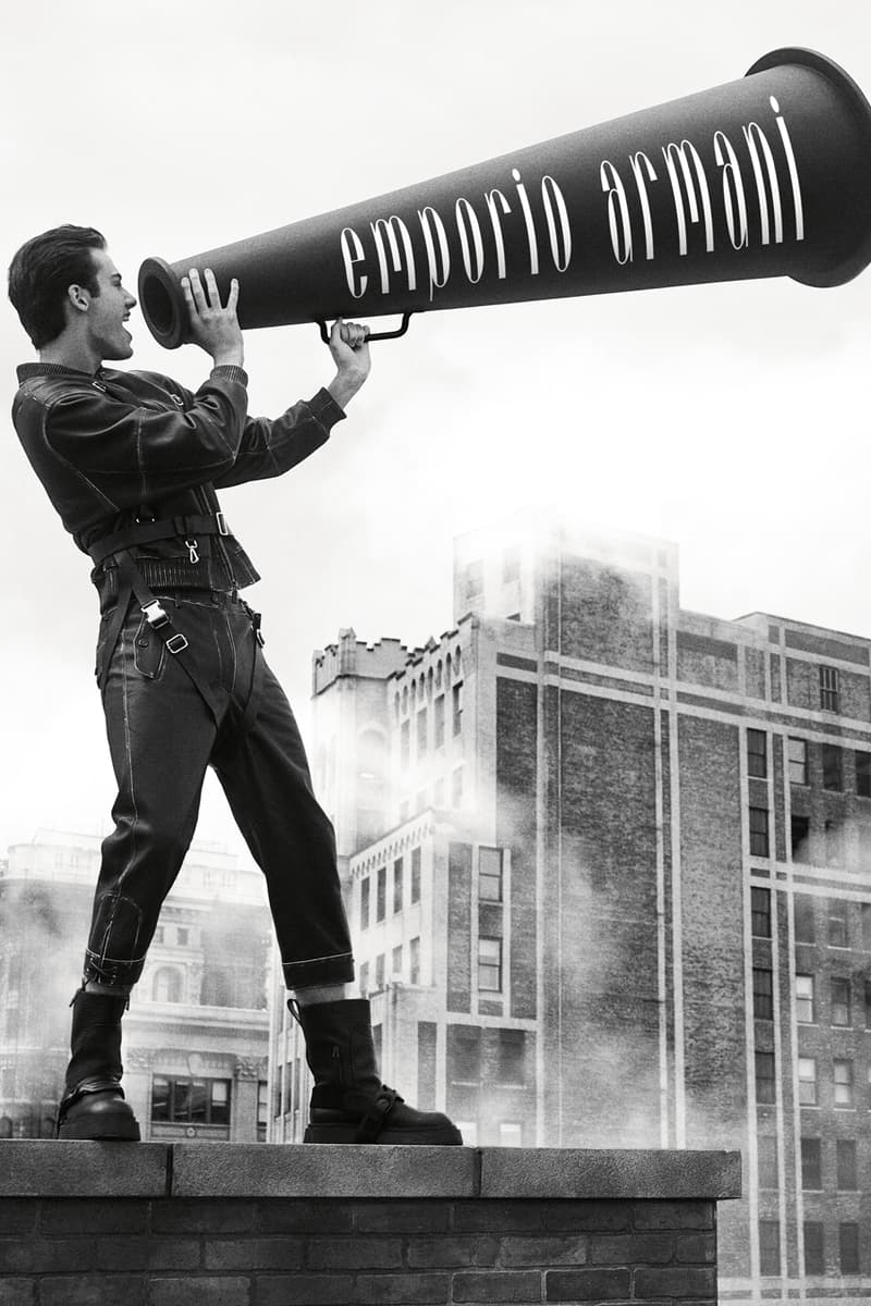 Emporio Armani Fall/Winter 2023 2024 Campaign Magazine Archive Imagery Gregory Harris 