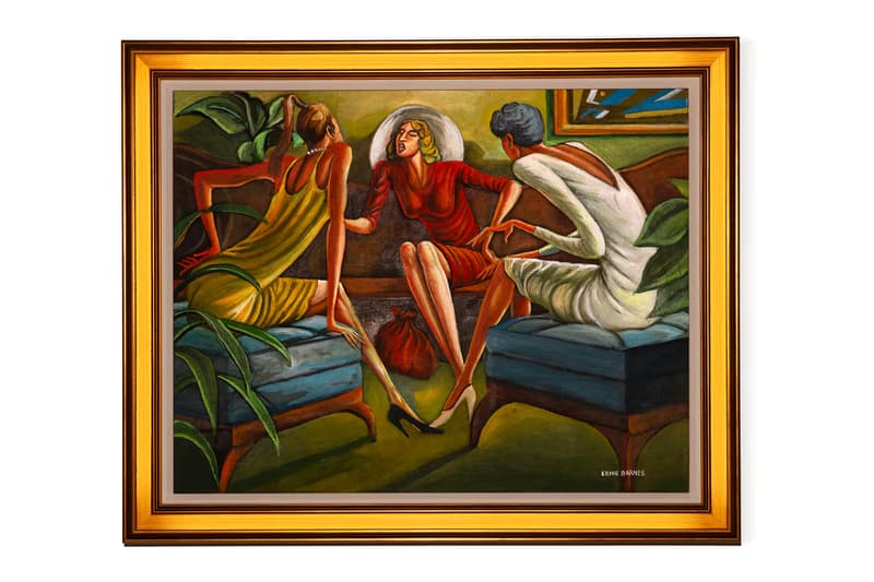 ernie barnes holding court joopiter auction