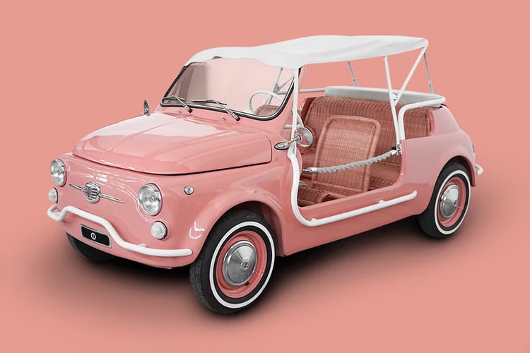 The Electric FIAT 500 Spiaggina Revives Bonacina's Traditional Rattan Seats