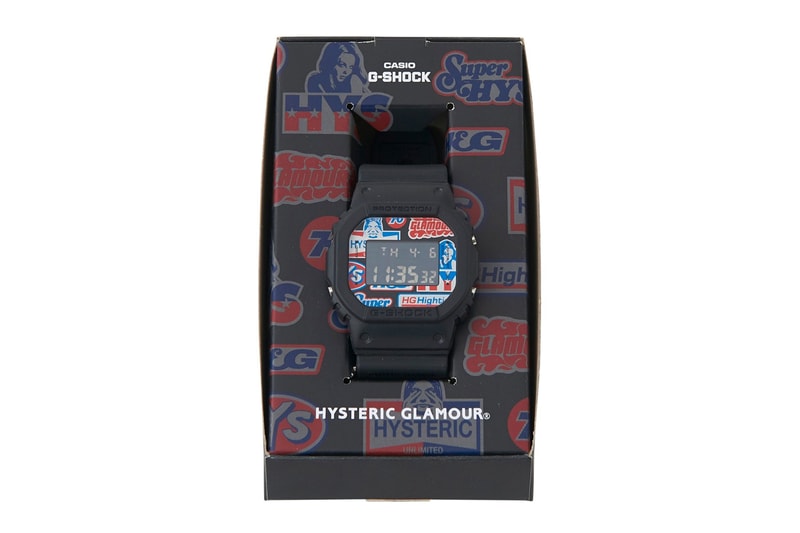 G-SHOCK HYSTERIC GLAMOUR DW-5600 "HYSTERIC GARAGE" Watch Collaboration Info