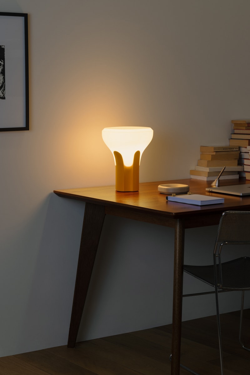 Gantri and Craighill Present the Flux Table Light lamp candlelight greek column architecture creative inventive innovative sustainable desk inspiration 3d printed hand assembled Contemporary design and form function shop available book read manufacturing company