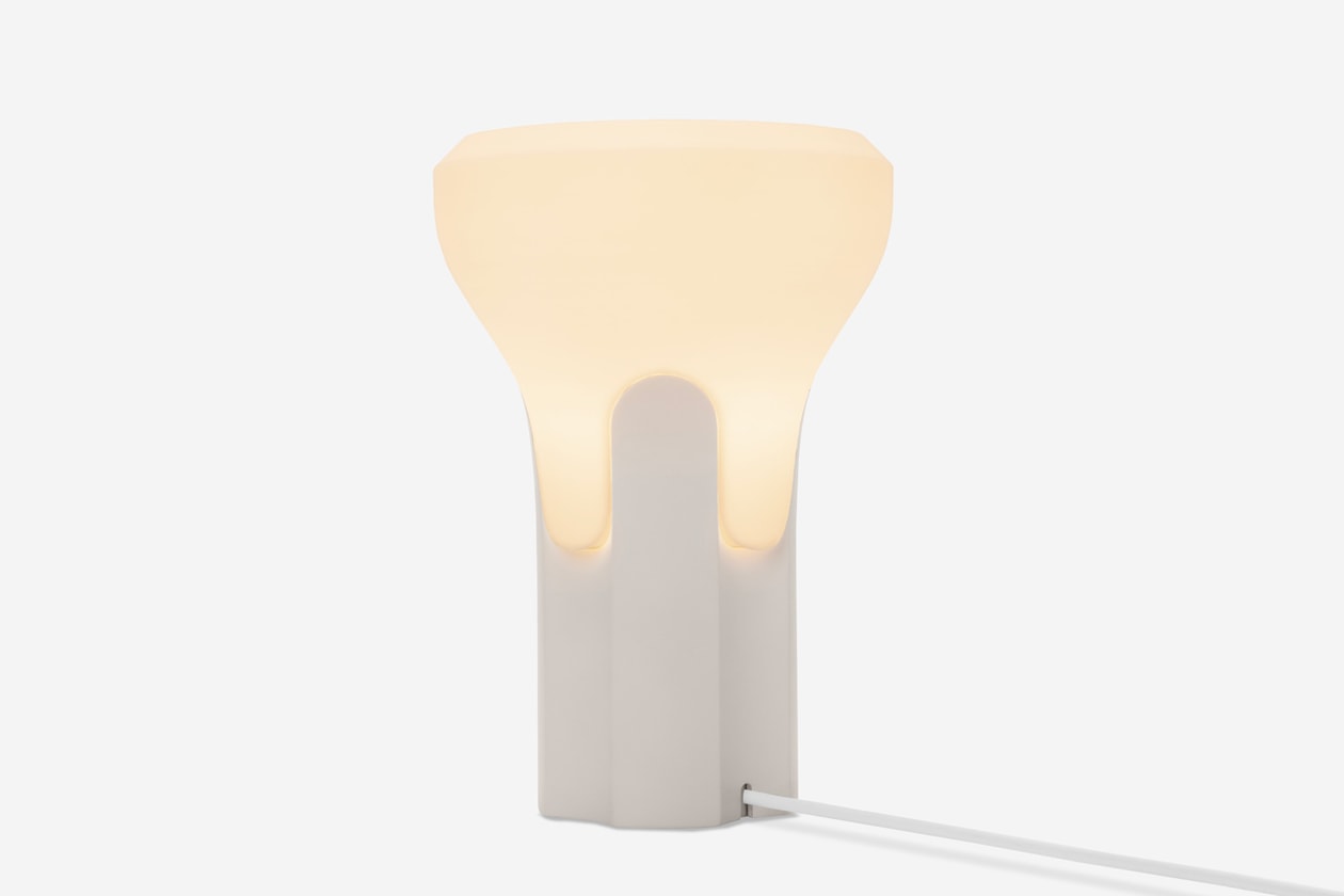 Gantri and Craighill Present the Flux Table Light lamp candlelight greek column architecture creative inventive innovative sustainable desk inspiration 3d printed hand assembled Contemporary design and form function shop available book read manufacturing company