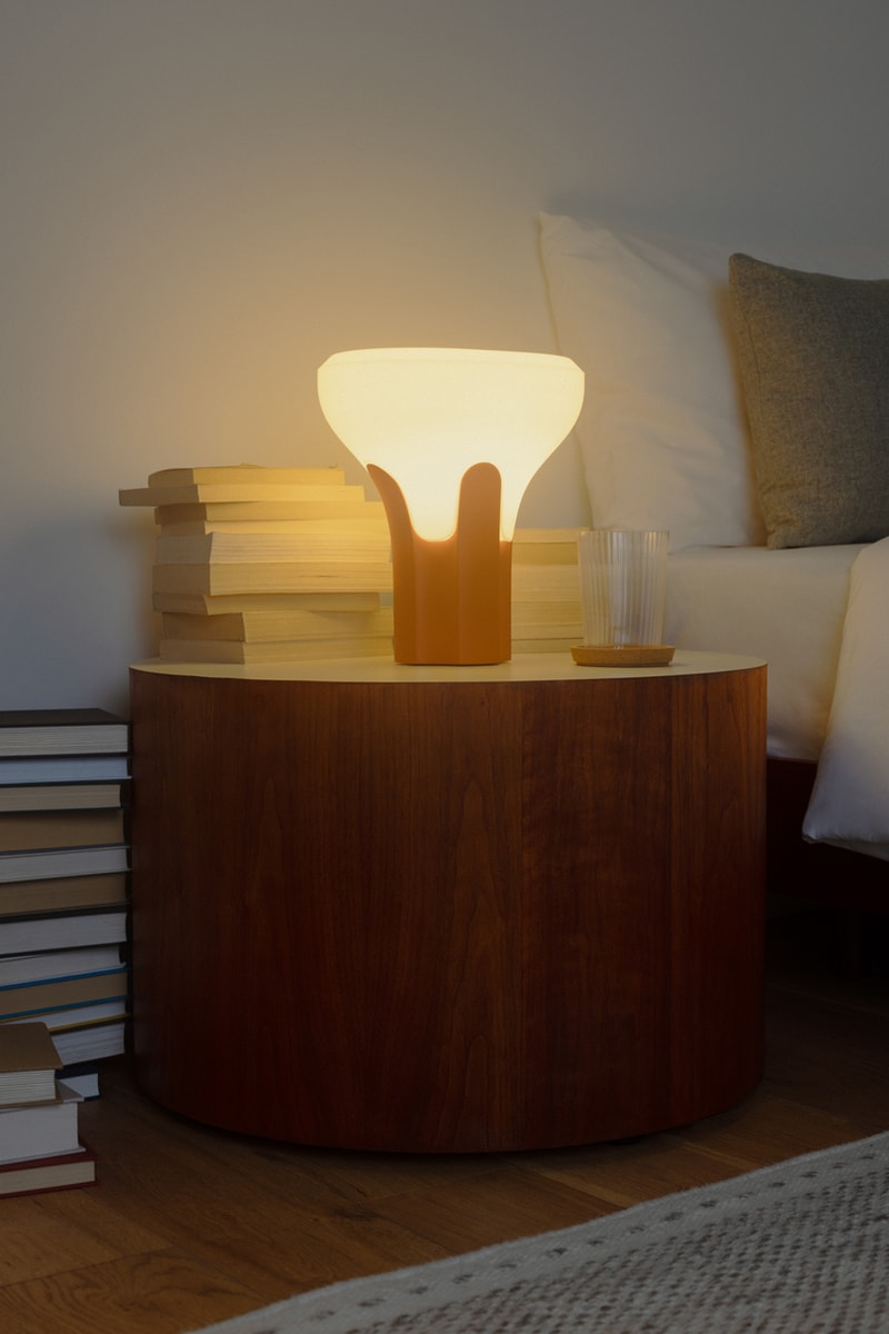 Gantri and Craighill Present the Flux Table Light lamp candlelight greek column architecture creative inventive innovative sustainable desk inspiration 3d printed hand assembled Contemporary design and form function shop available book read manufacturing company
