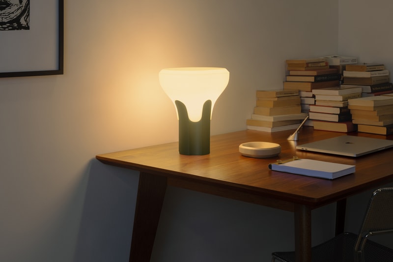 Gantri and Craighill Present the Flux Table Light lamp candlelight greek column architecture creative inventive innovative sustainable desk inspiration 3d printed hand assembled Contemporary design and form function shop available book read manufacturing company