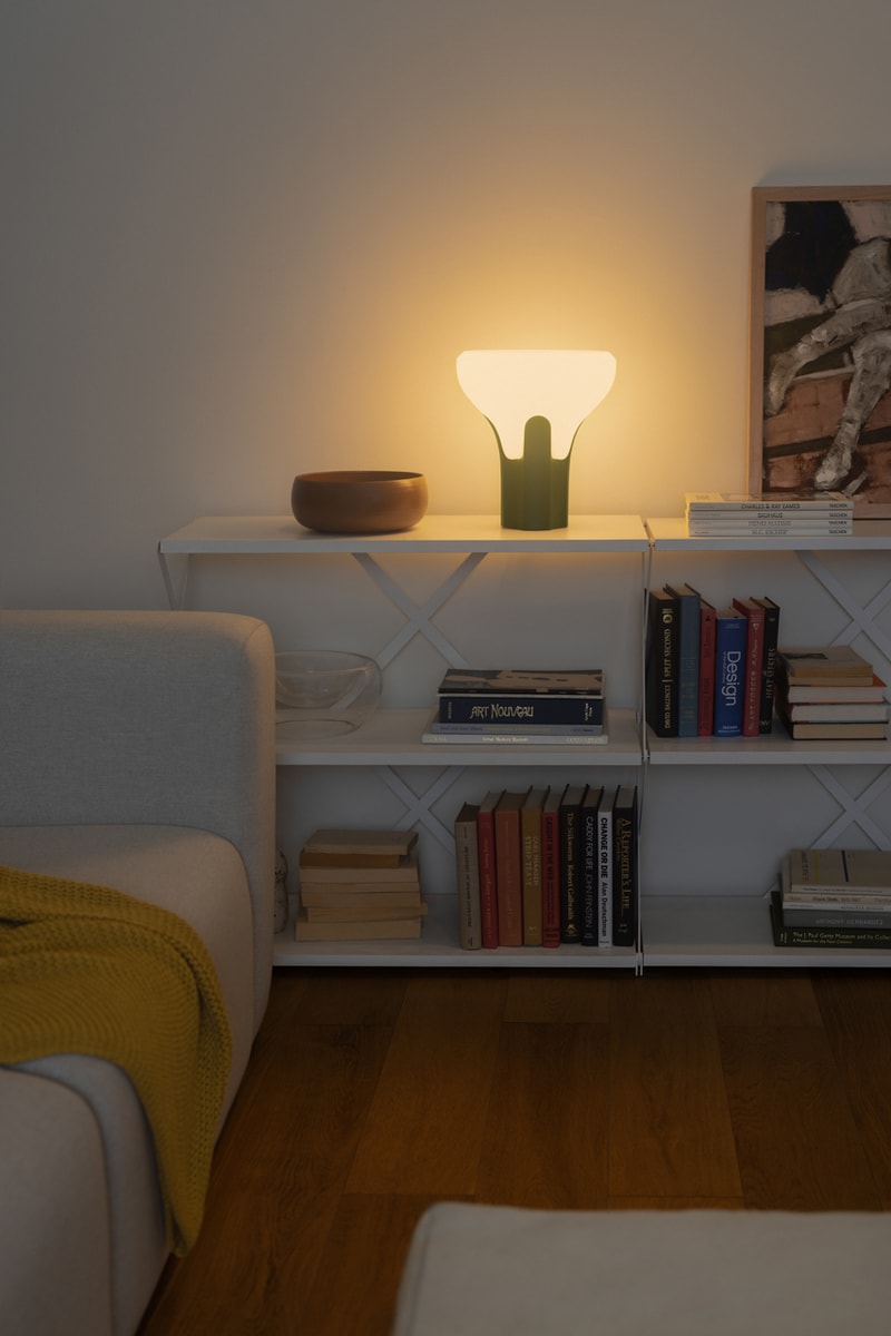 Gantri and Craighill Present the Flux Table Light lamp candlelight greek column architecture creative inventive innovative sustainable desk inspiration 3d printed hand assembled Contemporary design and form function shop available book read manufacturing company