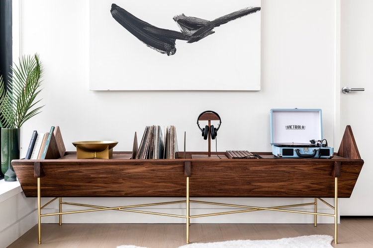Elegant and Functional, the Open 45 Credenza Is An All-In-One Home For Your Vinyl Setup