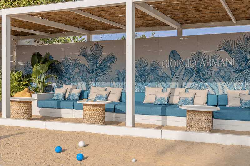Giorgio Armani Mare Takes Over Bagatelle Saint-Tropez for a Sophisticated Summer