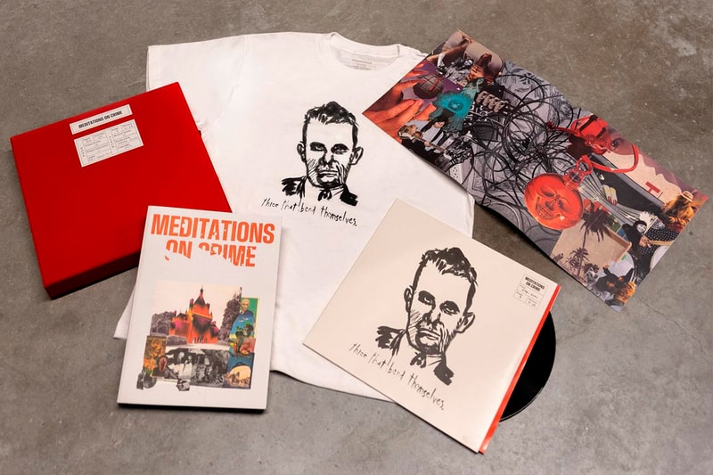 Hat and Beard Press PLEASURES Meditations on Crime Book LP Boxset Raymond Pettibon Release Info Harper Simon Date Buy Price San Fransisco Art Book Fair Printed Matter Art Book Fair