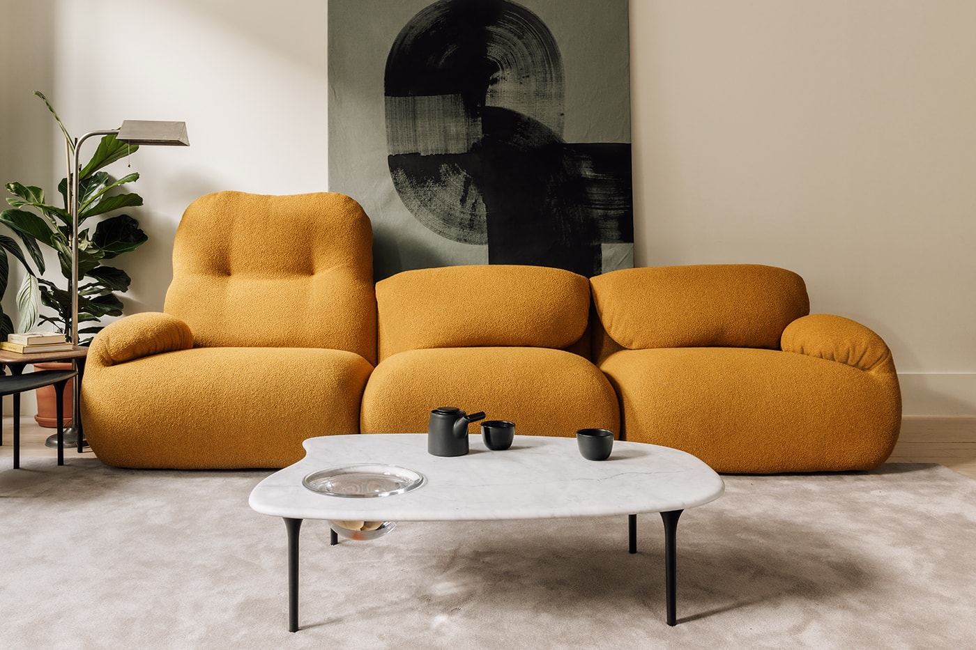 Herman Miller Gabriel Tan Luva Modular Sofa Group Cyclade Tables Info