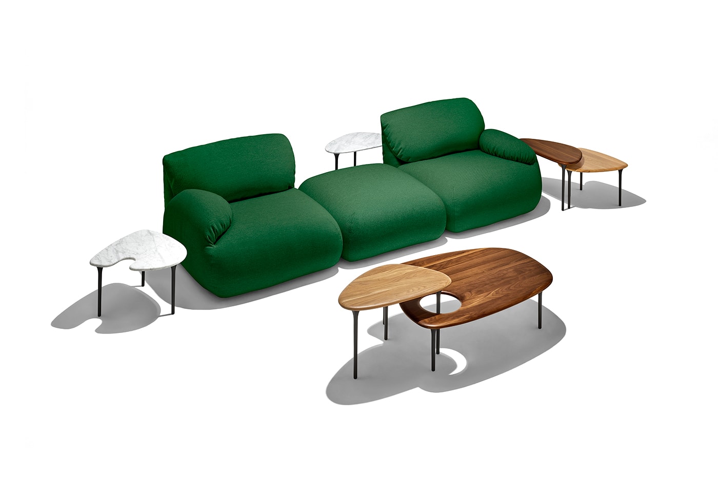 Herman Miller Gabriel Tan Luva Modular Sofa Group Cyclade Tables Info