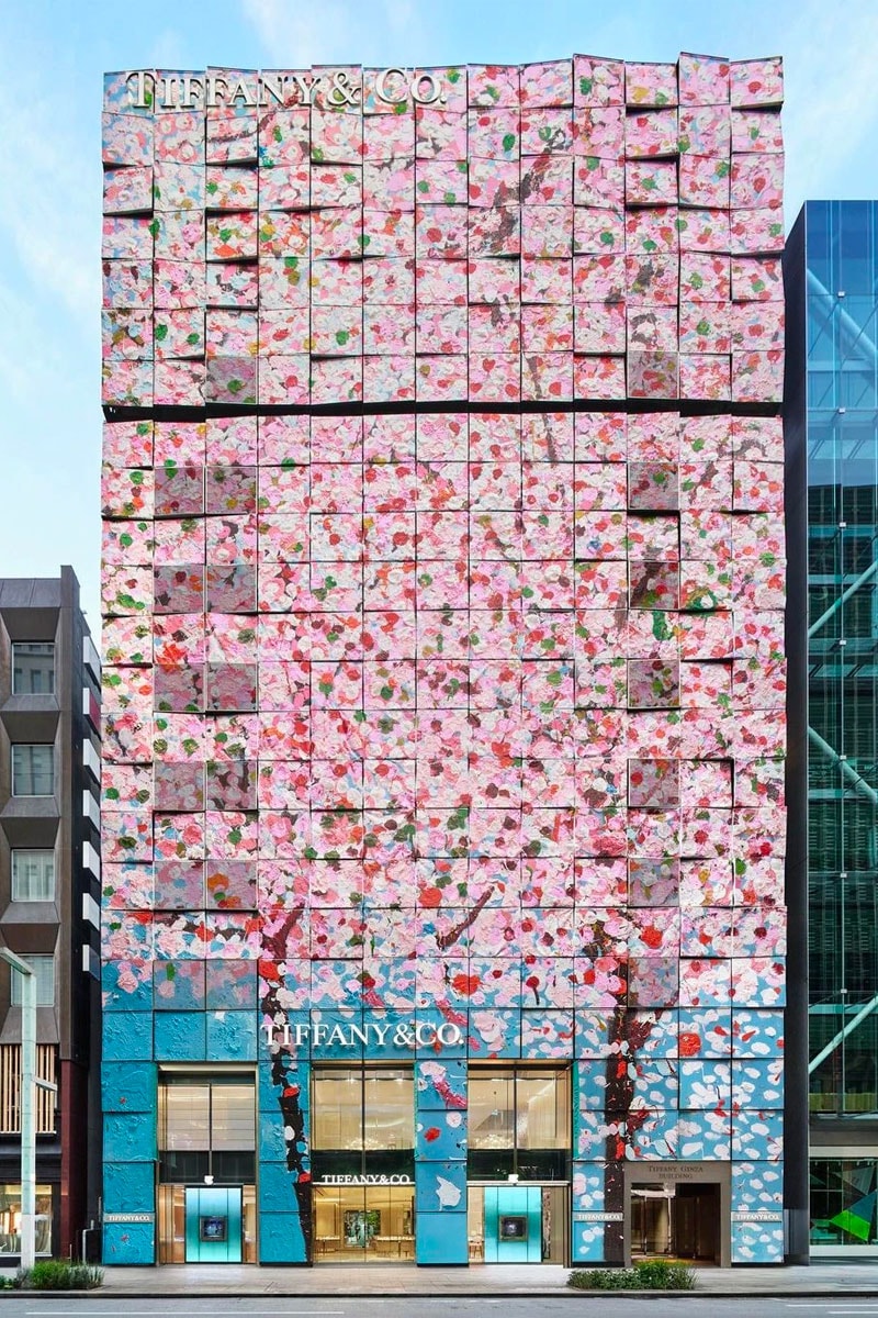 Damien Hirst Tiffany Co Ginza Building Art