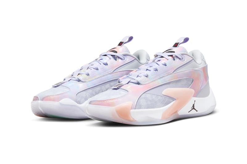 The Jordan Luka 2 "Nebula" Has an Official Release Date DX8733-005 Football Grey/Black/Oxygen Purple luka doncic engaged july release date basketball shoes dallas mavericks nba basketball nike swoosh air jordan brand