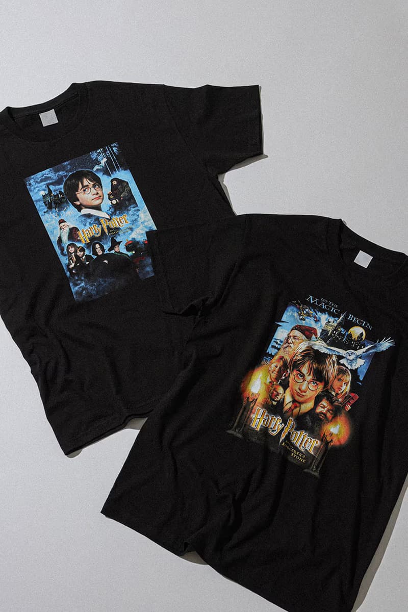 JOURNAL STANDARD Releases Nostalgic 'Harry Potter' Capsule t-shirt series graphcics harry potter and the philosopher stone order of the phoenix goblet of fire prizoner of azkaban chamber of secrets deathly hallows warner bros daniel radcliffe rupert grint hermione granger emma watson hedwig hogwarts doby