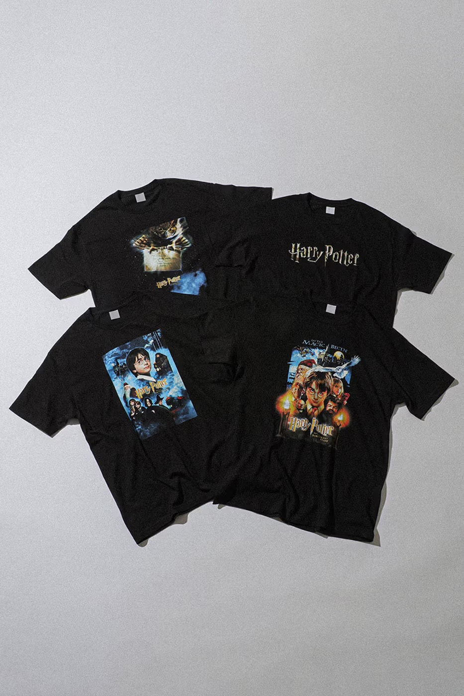 JOURNAL STANDARD Releases Nostalgic 'Harry Potter' Capsule t-shirt series graphcics harry potter and the philosopher stone order of the phoenix goblet of fire prizoner of azkaban chamber of secrets deathly hallows warner bros daniel radcliffe rupert grint hermione granger emma watson hedwig hogwarts doby