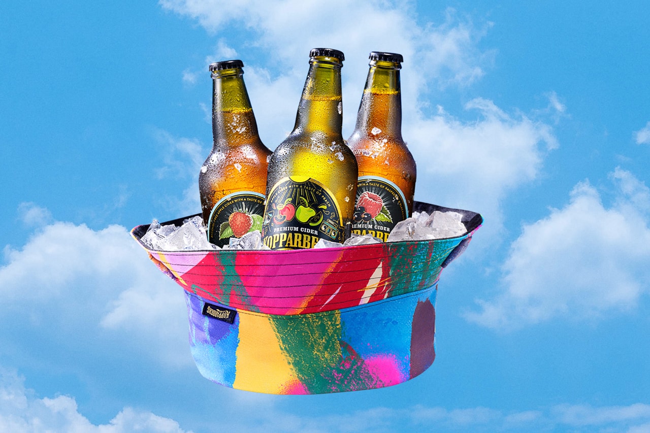 kopparberg ice bucket hat cider on-the-go cool competition barry can't swim Bernardo Henning