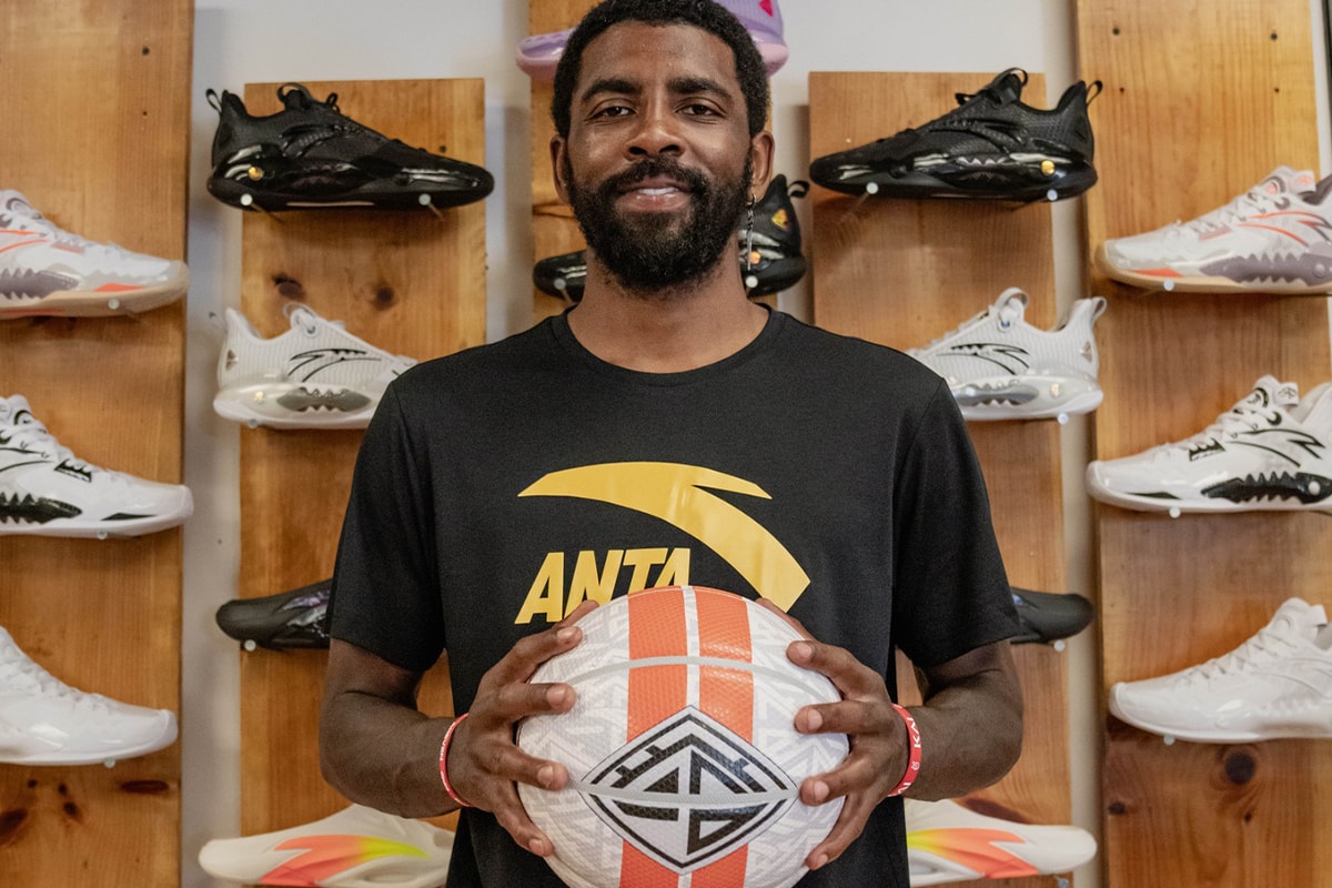 Kyrie Irving Officially Signs Five-Year Shoe Deal With ANTA chief creative officer basketball nike hela swoosh chinese brand dallas mavericks luka doncic nba