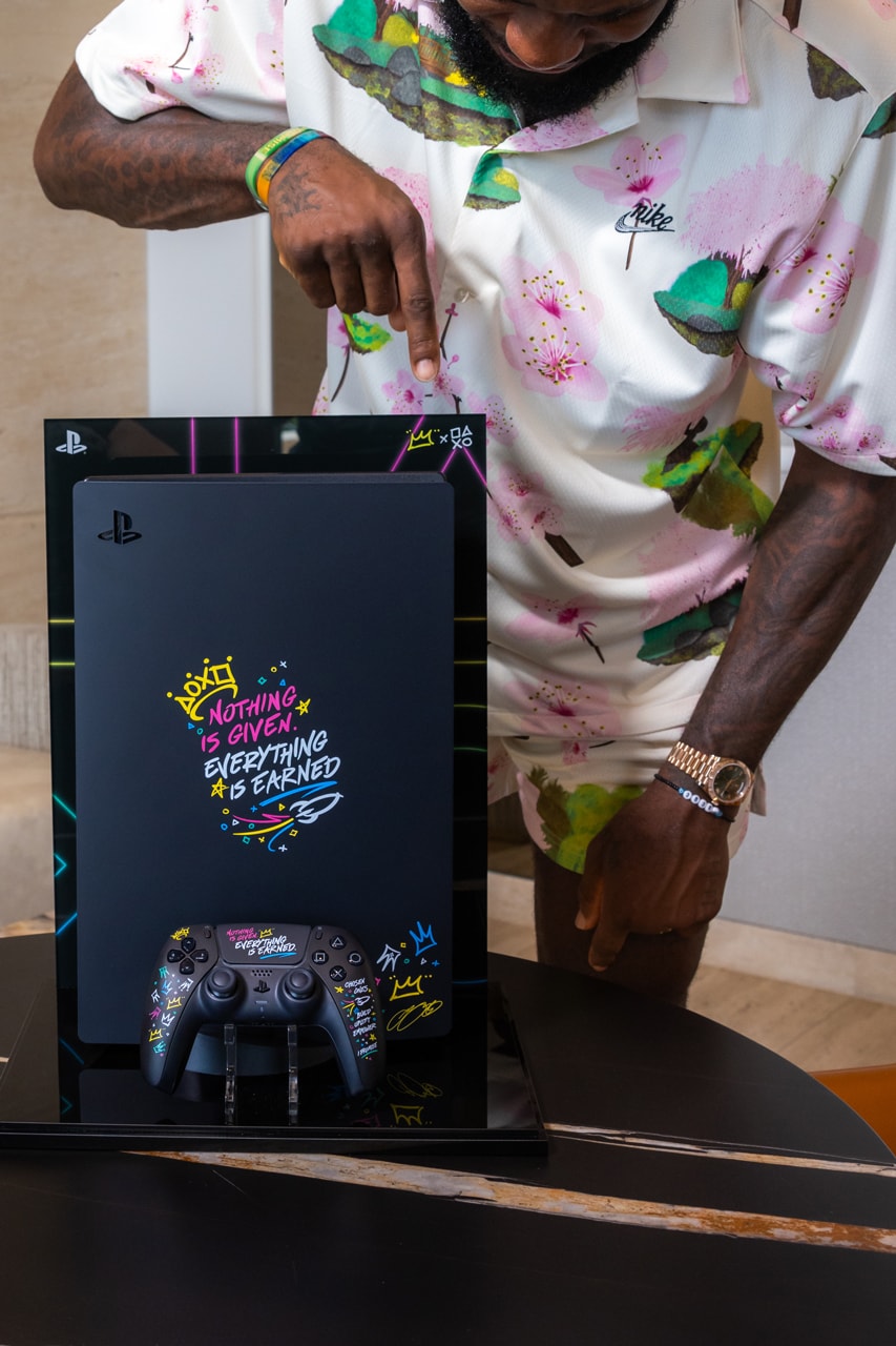 lebron james sony playstation 5 collaboration dualsense controller console cover plate king i promise school interview release date info photos price store list buying guide