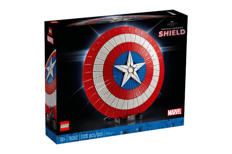 LEGO Marvel Captain America Shield Release Info 76262