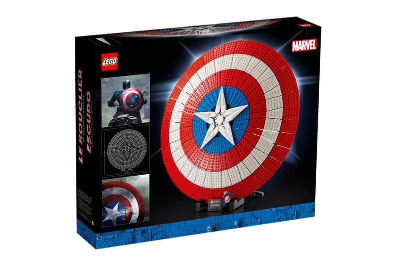 LEGO Marvel Captain America Shield Release Info 76262