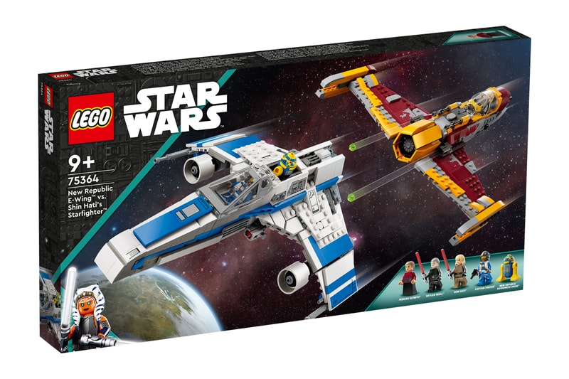LEGO Star Wars September Sets Release Date Info store list buying guide photos price chewbacca ahsoka tano's t-6 jedi shuttle New Republic E-Wing vs. Shin Hati’s Starfighter Ghost & Phantom II